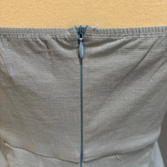 Princess Polly Cottage Hill mini dress, light blue mini skort romper, Size 8 - Picture 6 of 10